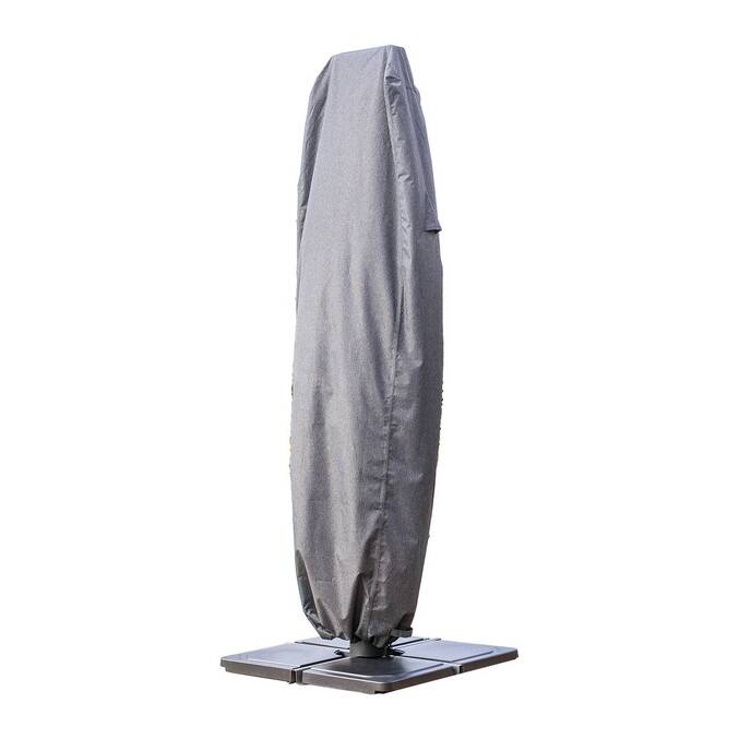 Capa de proteção HAMBO para guarda-sol lateral Cinza S 210 x 60 x 30 cm - Poliéster Cinza