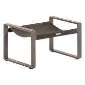 Poltrona relax de jardim LAMBINIO Grafite e Cinzento escuro Alumínio tratado com epóxi - Olefina Cinza escuro / Grafite