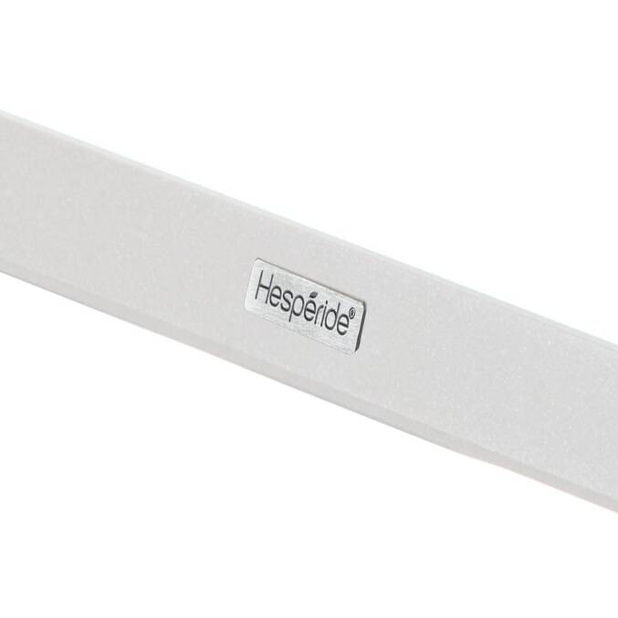 Mesa auxiliar de jardim quadrada ALLURE Branca 55 x 45 x 55 cm - Alumínio tratado com epóxi Branco