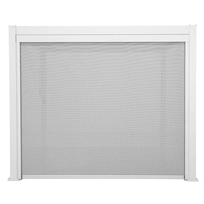 Toldo EVORA Cinza claro / Branco Para EVORA Lado 3 m - 2,7 m - Alumínio, Texaline3718