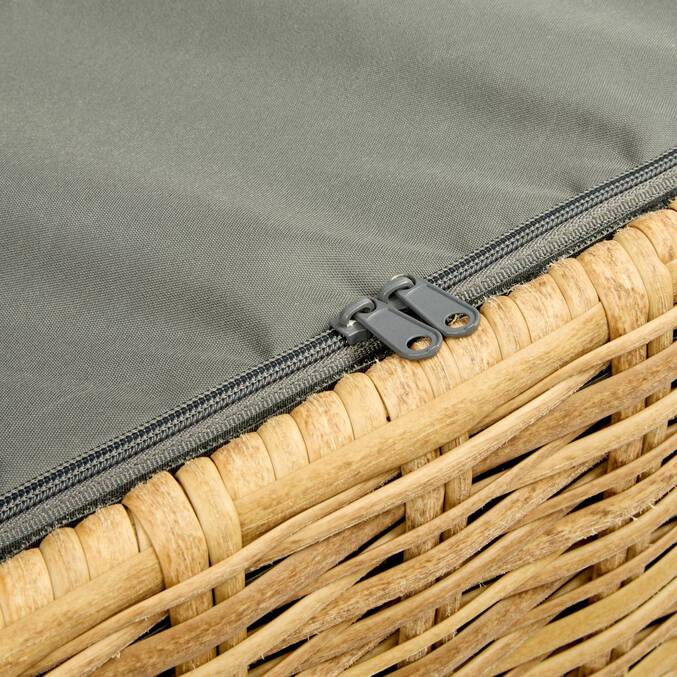Arca de arrumação BAYANA Savana 1500L - Aço tratado com epóxi, Resina sintética trançada3738