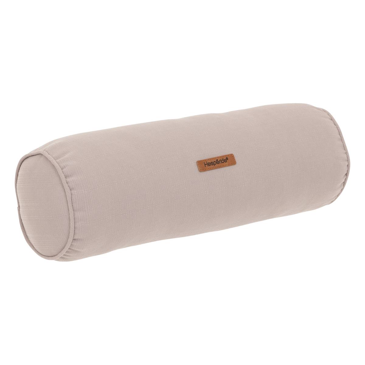 Almofada cilíndrica de exterior KORAI Taupe 45 x 15 cm - Poliéster Toupeira