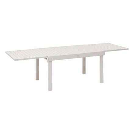Mesa de jardim extensível PIAZZA Argila 10 lugares - Alumínio tratado com epóxi