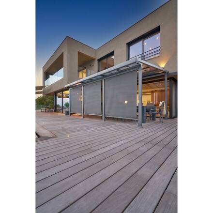 Tela de pérgola ENOLIE Ardósia Para ENOLIE 4 x 3,5 m - C. 285 x A. 13 cm - Poliéster