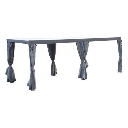 Cortinas para pérgola bioclimática AVILA Ardósia Para AVILA 6 x 3,5 m - C. 573 cm - Poliéster