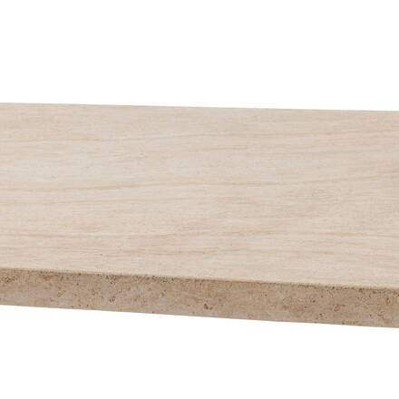 Mesa de jardim retangular VENIZIA Efeito travertino / Acácia 8 lugares - Acácia certificada FSC®
