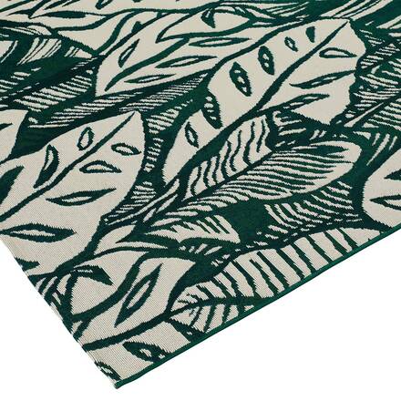 Tapete de exterior KEPA Motivo tropical 150 x 100 cm - Polipropileno