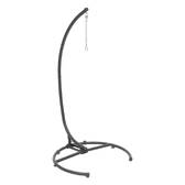 Base para cadeira suspensa PANAO Grafite 113 x 113 x 210 cm - Aço tratado com epóxi Grafite