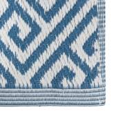 Tapete de exterior e interior STICA 230 x 160 cm - Polipropileno Azul