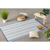 Tapete de exterior e interior STICA 180 x 120 cm - Polipropileno Azul