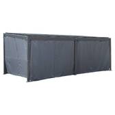 Cortinas para pérgola bioclimática AVILA Ardósia Para AVILA 6 x 3,5 m - C. 573 cm - Poliéster Ardósia