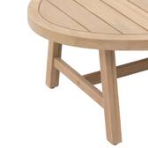 Conjunto de jardim PAPOUASIE Acácia 5 lugares - Acácia certificada FSC®, Poliéster Taupe / Acácia