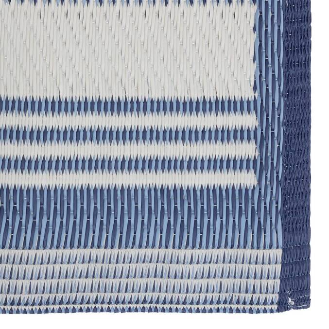 Tapete de exterior e interior STICA 180 x 120 cm - Polipropileno Azul