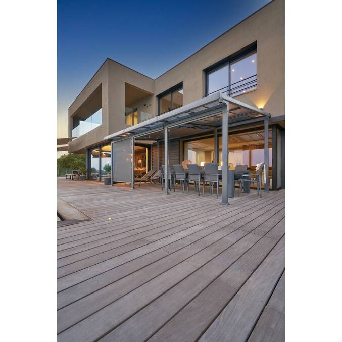 Tela de pérgola ENOLIE Ardósia Para ENOLIE 4 x 3,5 m - C. 285 x A. 13 cm - Poliéster3445