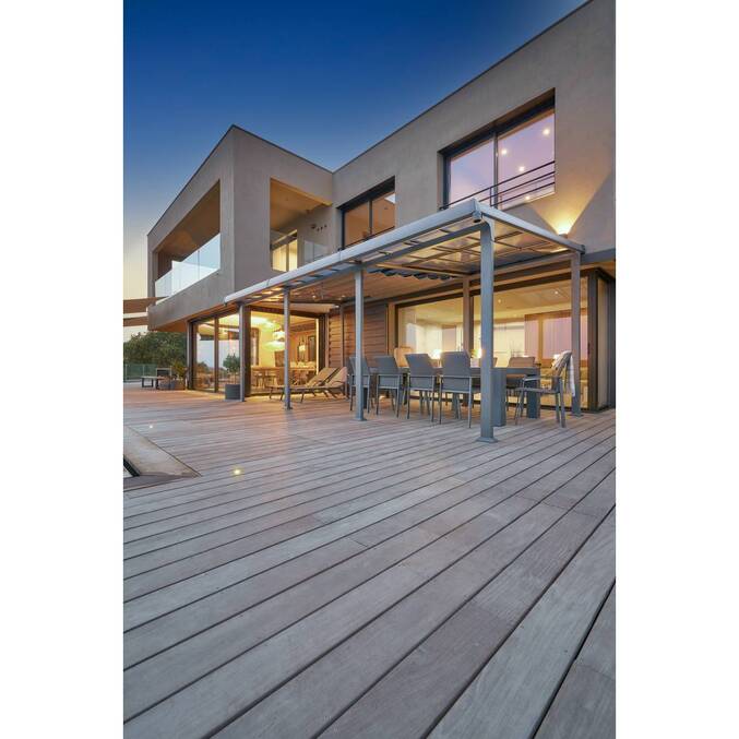 Tela de pérgola ENOLIE Ardósia Para ENOLIE 4 x 3,5 m - C. 285 x A. 13 cm - Poliéster3445
