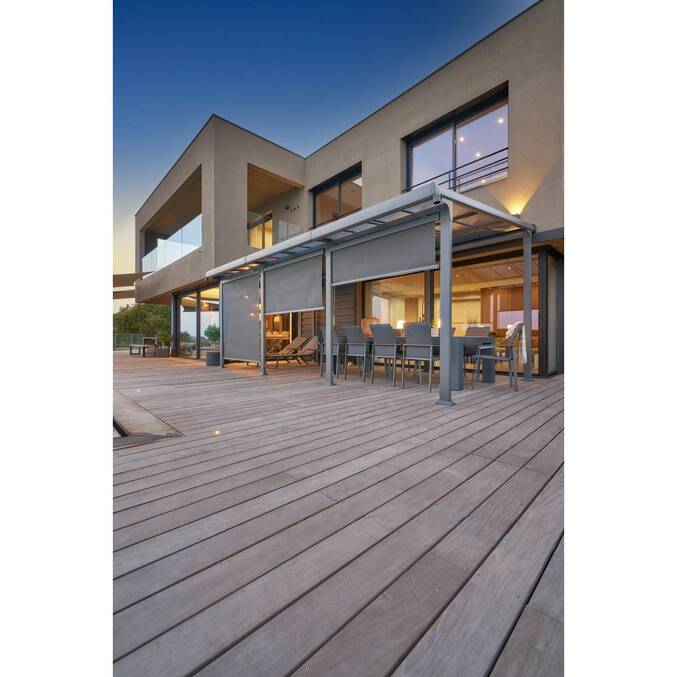 Tela de pérgola ENOLIE Ardósia Para ENOLIE 4 x 3,5 m - C. 285 x A. 13 cm - Poliéster3445