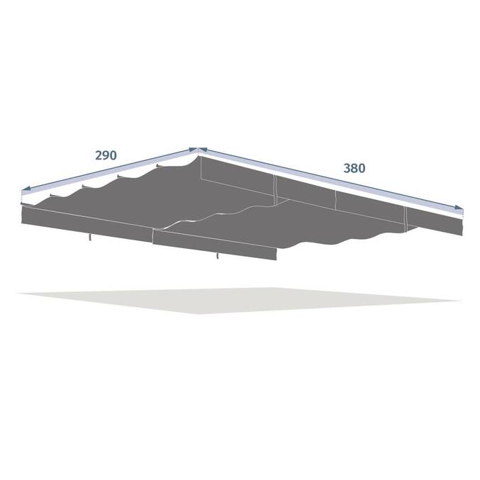 Tela de gazebo ZALYA Ardósia Para ZALYA 4 x 3 m - Poliéster3445
