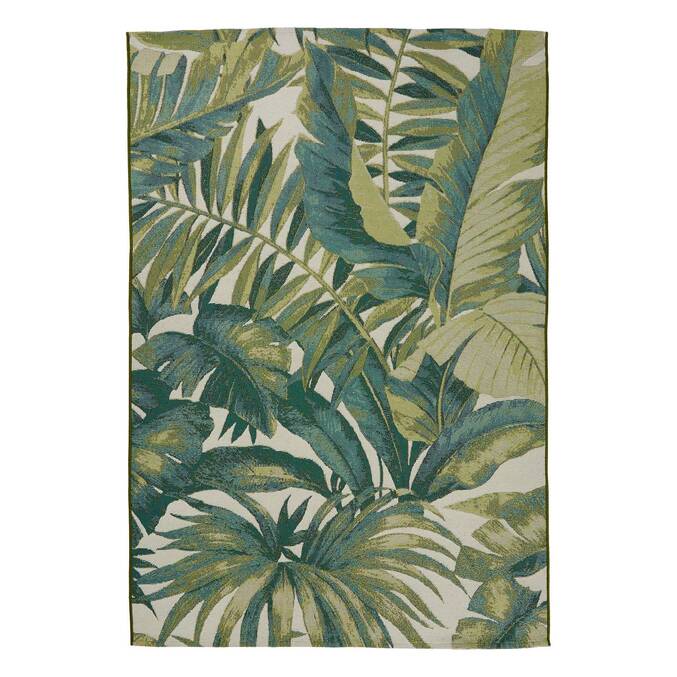 Tapete de exterior KEPA Motivo tropical 200 x 150 cm - Polipropileno Estampa Monstera