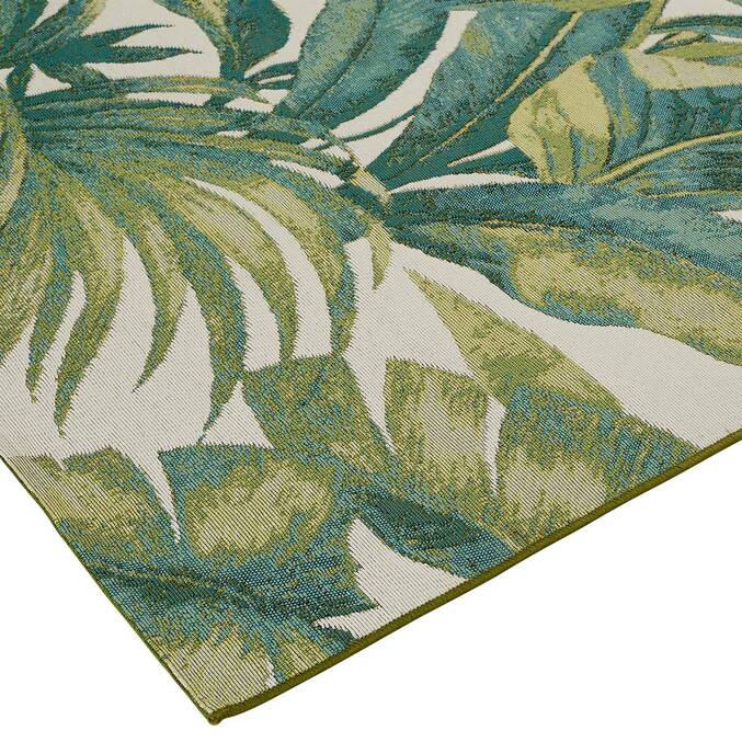 Tapete de exterior KEPA Motivo tropical 200 x 150 cm - Polipropileno Estampa Monstera