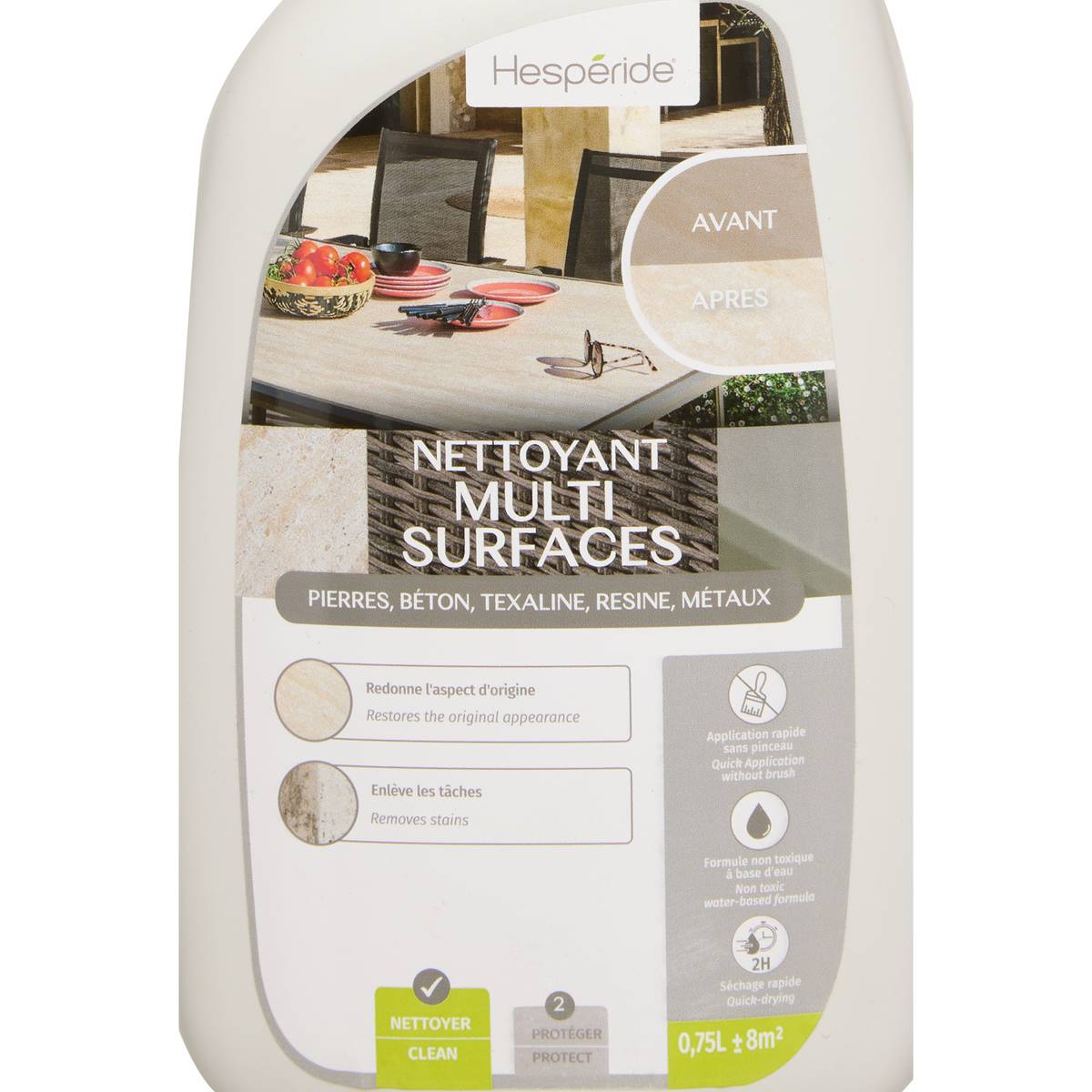 Limpador multi-superfícies Spray 75 cL Branco