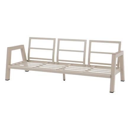 Conjunto de jardim AXIOME Bege / Argila 5 lugares - Alumínio tratado com epóxi, Olefina