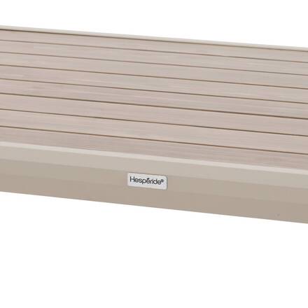 Conjunto de jardim AXIOME Bege / Argila 5 lugares - Alumínio tratado com epóxi, Olefina