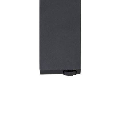 Mesa de jardim ÉVASION efeito madeira Honey / Graphite 12 lugares - Alumínio tratado com epóxi, Ripas de alumínio efeito madeira