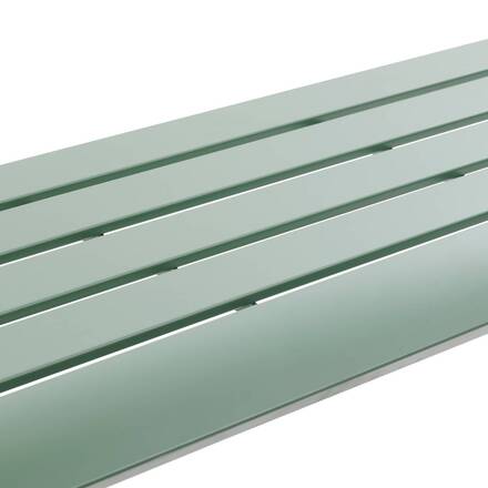 Conjunto de varanda DRILIA Verde oliva 2 lugares - Aço tratado com epóxi