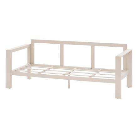 Conjunto de jardim ÉVASION Argila / Linho 5 lugares - Alumínio tratado com epóxi, Olefina