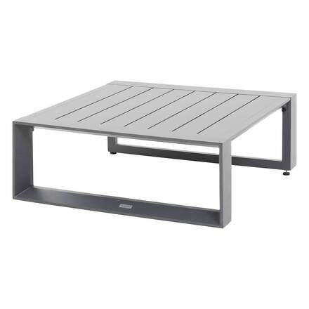 Conjunto de jardim giratório ALLURE Grafite 5 lugares - Alumínio tratado com epóxi, Poliéster