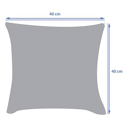 Almofada decorativa de exterior MAORIA com motivo Tigre STOF x Hespéride - 40 x 40 cm - Poliéster
