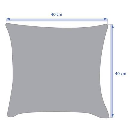 Almofada decorativa de exterior MAORIA com motivo Tigre STOF x Hespéride - 40 x 40 cm - Poliéster