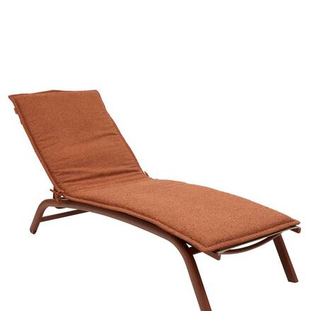 Almofada para espreguiçadeira SOLFIA Mogno 190 x 60 cm - Poliéster