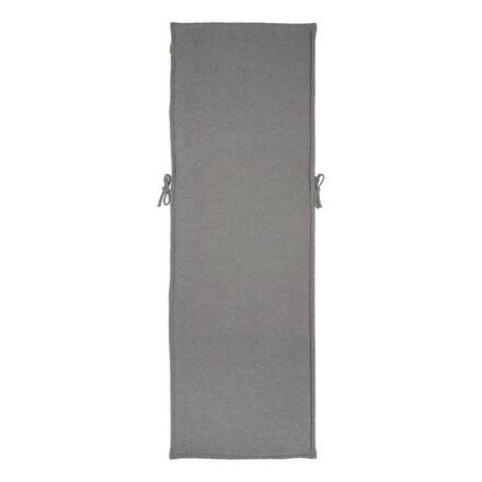 Almofada para espreguiçadeira SOLFIA Cinza Ardósia 190 x 60 cm - Poliéster