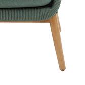 Conjunto de jardim ORISSA Verde oliva 5 lugares - Aço com tratamento epóxi, Poliéster Verde-oliva