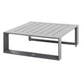 Conjunto de jardim giratório ALLURE Grafite 5 lugares - Alumínio tratado com epóxi, Poliéster Cinza / Grafite