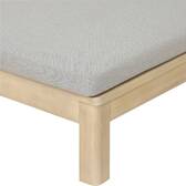 Cama de piscina PAPOUASIE Bege / Acácia Acácia certificada FSC®, Acrílico Bege / Acácia