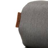 Poltrona relax de jardim SOLANI Café Aço tratado com epóxi, Tratamento antiferrugem reforçado, Texaline Café