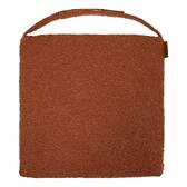 Almofada de cadeira SOLFIA Mogno 40 x 40 cm - Poliéster Mogno