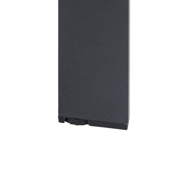 Mesa de jardim extensível ÉVASION Efeito madeira Honey / Graphite 14 lugares - Alumínio tratado com epóxi, Ripas de alumínio com efeito madeira Efeito madeira Honey / Grafite