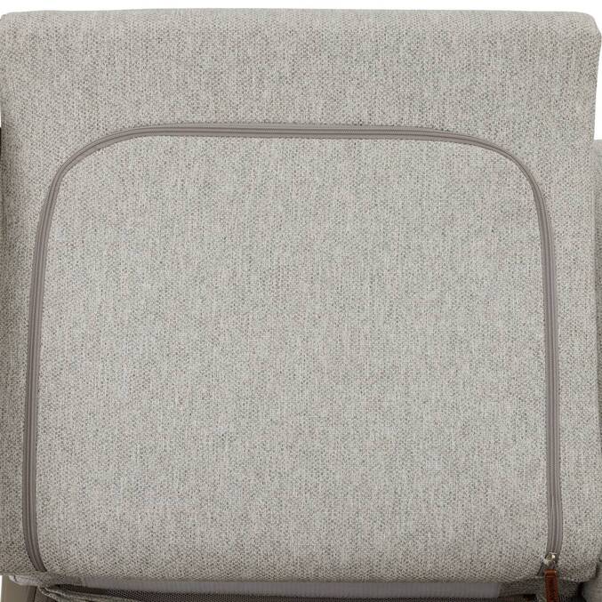 Conjunto de jardim BOREANE Avelã / Café 5 lugares - Alumínio tratado com epóxi, Texaline, Poliéster Avelã / Café