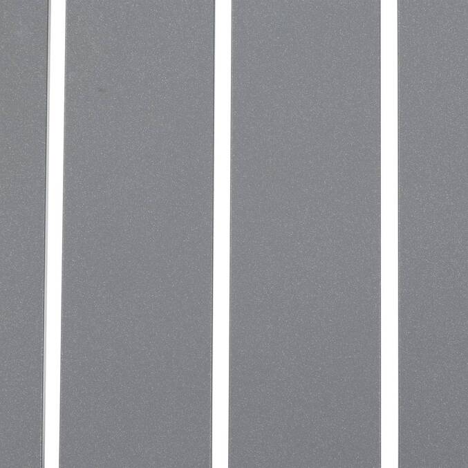 Conjunto de jardim giratório ALLURE Grafite 5 lugares - Alumínio tratado com epóxi, Poliéster Cinza / Grafite