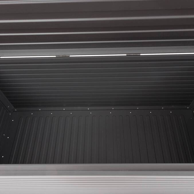 Arca de arrumação EDENIO Grafite 1070 L - Aço galvanizado, Alumínio tratado com epóxi3500