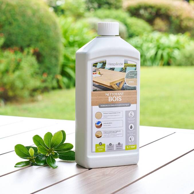 Limpador para madeira exótica Garrafa 1 L Branco