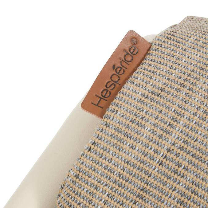 Poltrona relax de jardim SOLANI Argila Aço tratado com epóxi, Tratamento antiferrugem reforçado, Texaline3704