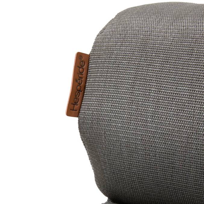 Poltrona relax de jardim SOLANI Café Aço tratado com epóxi, Tratamento antiferrugem reforçado, Texaline3443