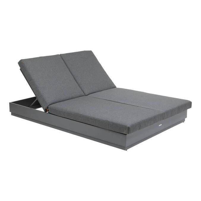 Cama de piscina ALLURE Grafite Alumínio tratado com epóxi, Poliéster3500