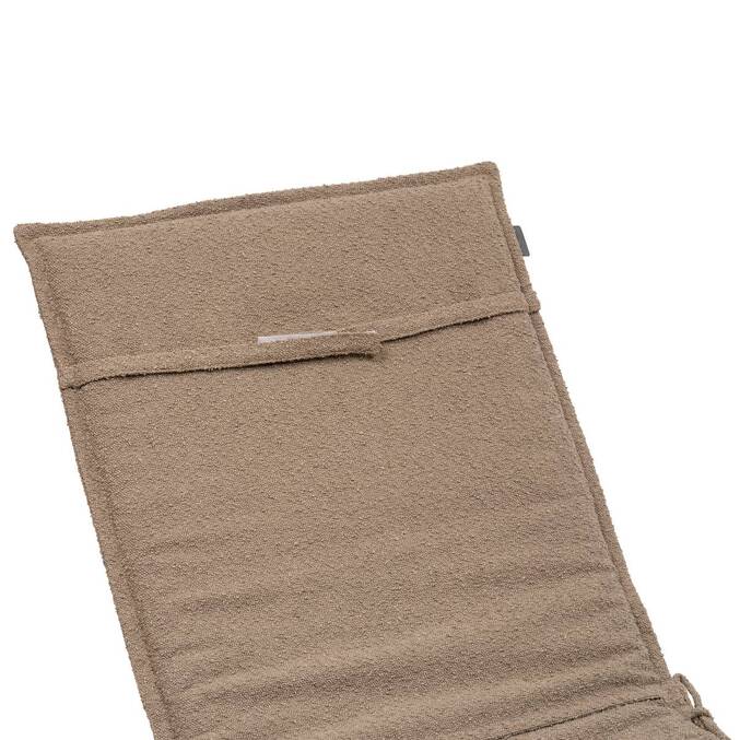 Almofada para espreguiçadeira SOLFIA Café 190 x 60 cm - Poliéster Café