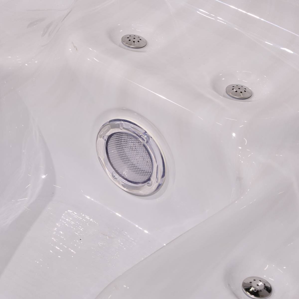 Spa ACRYL Branco 3 lugares - Alumínio Branco
