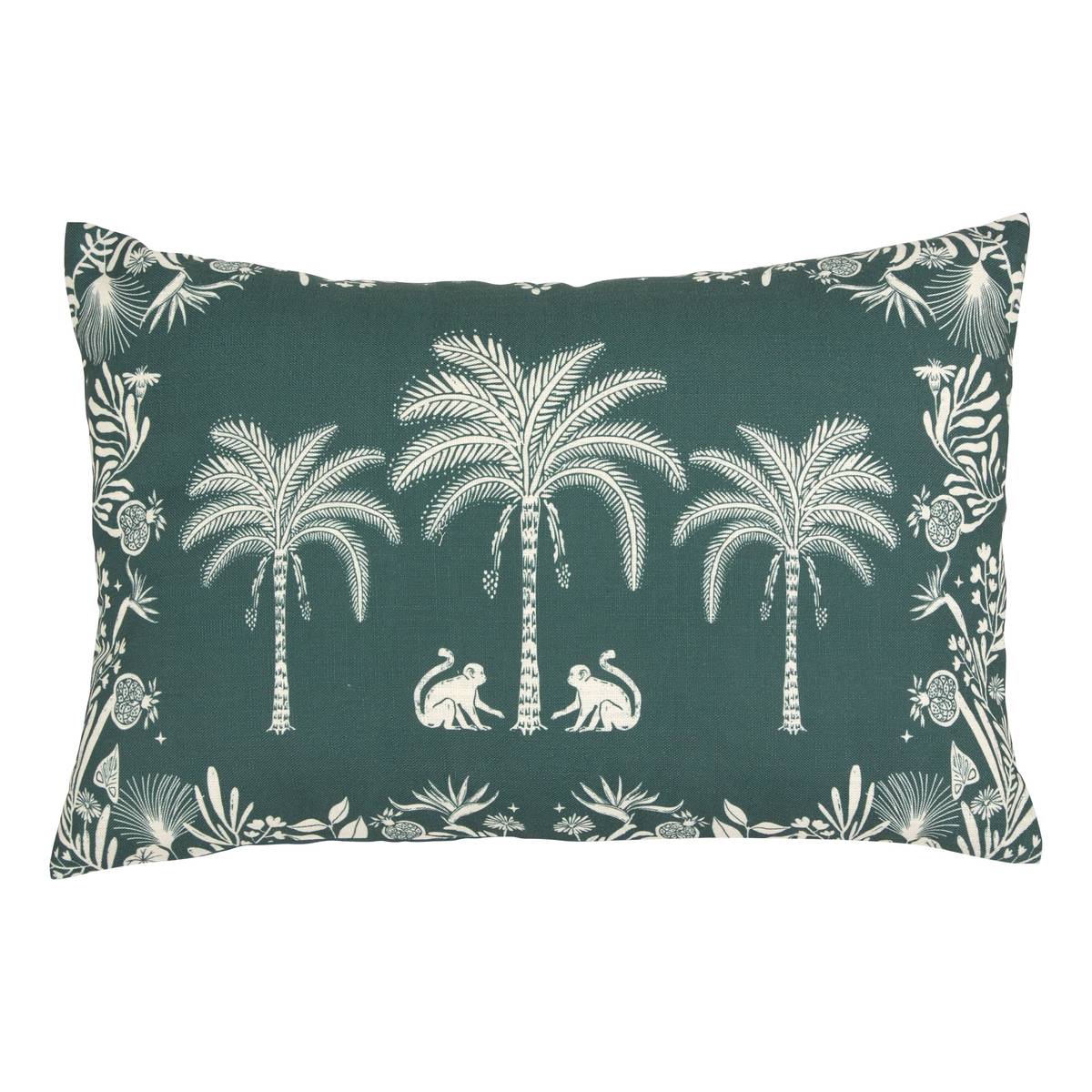 Almofada de exterior retangular THE PALM RESORT Verde 58 x 38 cm - Poliéster Verde